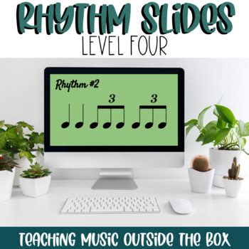 Eighth Note Triplets Rhythm Slides: Level 4 by Teaching Music Outside ...