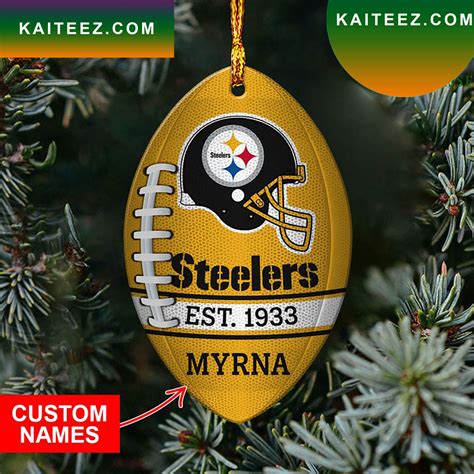 NFL Pittsburgh Steelers Christmas Ornament - Kaiteez