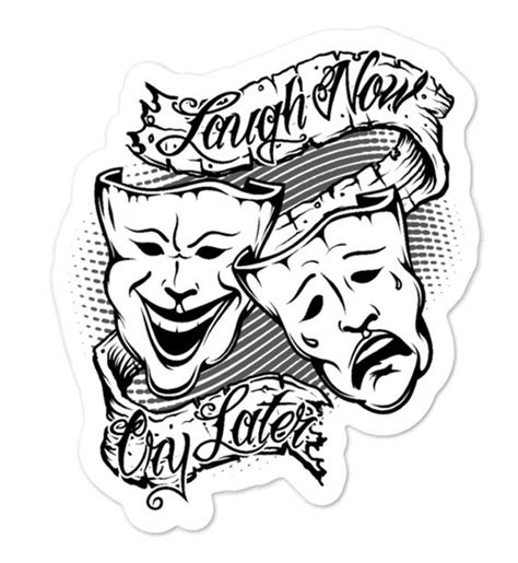 Smile Now Cry Later Svg Theater Mask Clipart Happy And Sad, 46% OFF