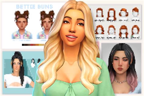 Sims 4 Cc Hair Maxis Match Female Sims 4 - Infoupdate.org