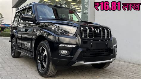 🔥Real Gangster SUV 2023 Mahindra Scorpio Classic S11 Black|New Scorpio ...