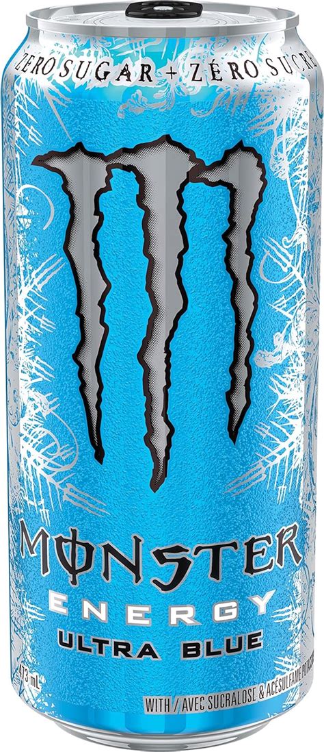 Monster Energy, Ultra Blue, 473mL cans, Pack of 12 : Amazon.ca ...