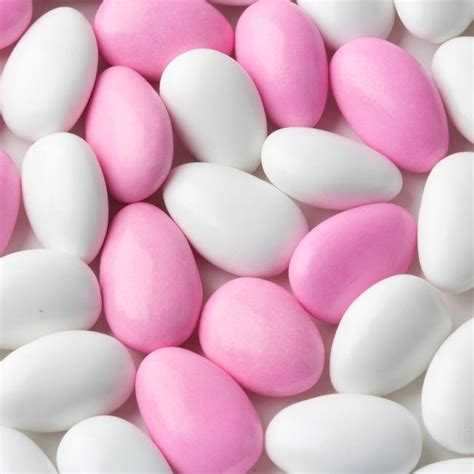 Pink & White Jordan Almonds $6.99 | Jordan almonds, Bulk candy, Pink