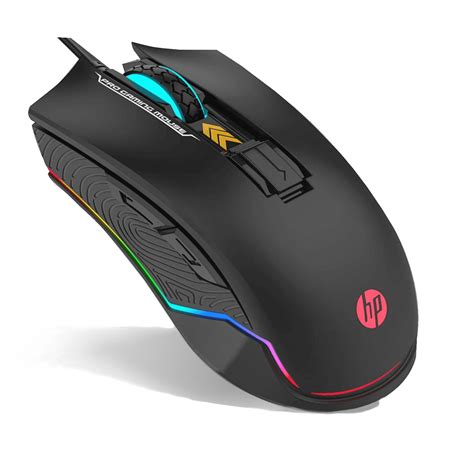 Buy HP Gaming Mouse Wired, 6 Buttons, RGB Backlit, 6200 DPI, Adjustable ...