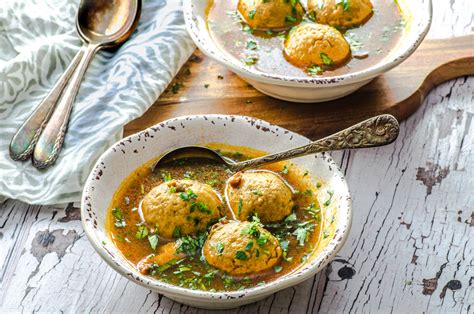 Best vegetarian matzah ball soup recipe ever | The Jewish Star | www ...