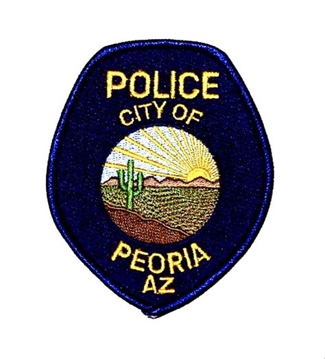 City of Peoria police patch;https://insigniaonline.es | Police patches ...