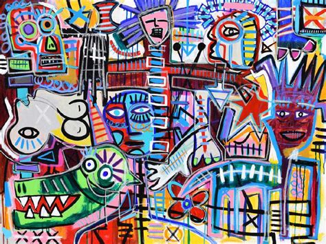 Jean-Michel Basquiat New York Street Art Painting