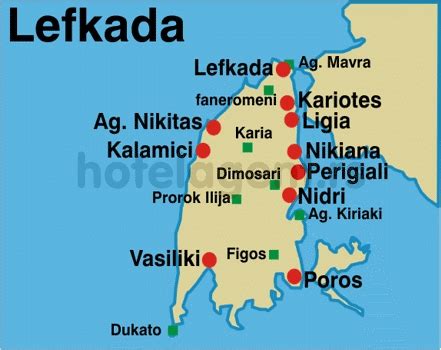 Nidri Lefkada Mapa – superjoden