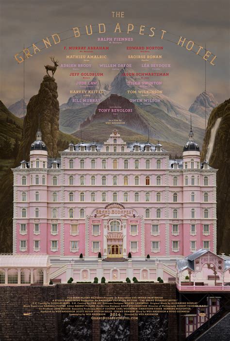 First Poster for 'The Grand Budapest Hotel' Advertises a Wes Anderson ...