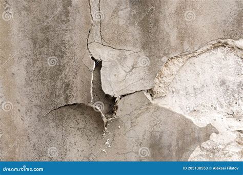 Old Concrete with Cracks from Old Age Wall Texture. for Your Design and ...