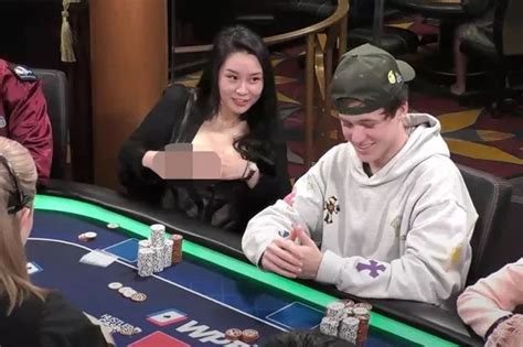 Glam poker player with 'boobs out' promises to 'nip that behaviour in ...