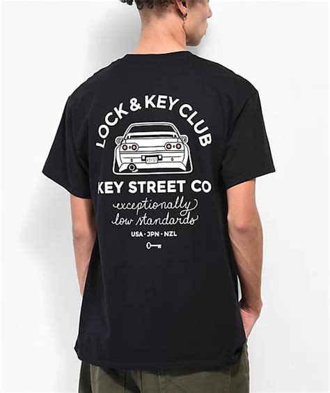 Key Street Car Club Black T-Shirt