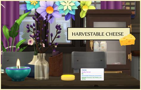 Harvestable Cheese - Screenshots - The Sims 4 Mods - CurseForge