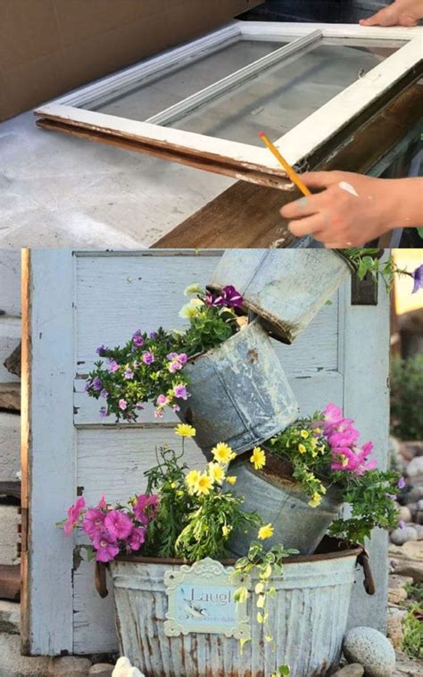 24 DIY Vintage Garden Decorations & Ideas - A Piece Of Rainbow