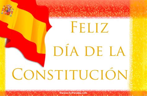 Tarjeta de Día de la Constitución de España - Día de la Constitución ...