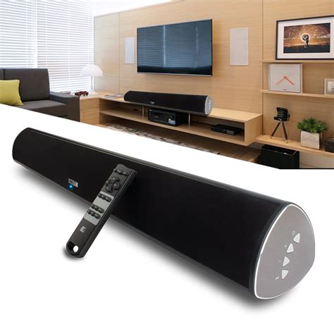 TV Soundbar, 34-Inch 2.0 Channel Sound Bar TV Wireless Surround Sound ...