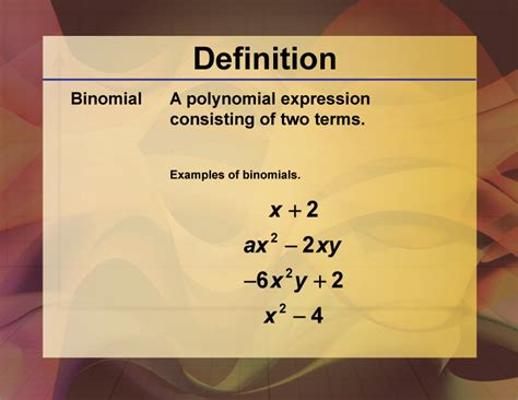 Student Tutorial: Polynomial Concepts: Definitions | Media4Math