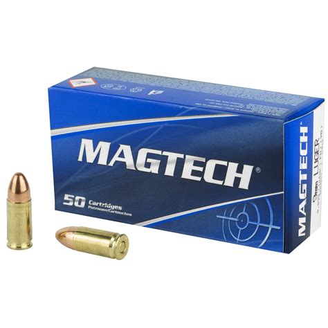 Magtech 9mm 124 gr Full metal Jacket - 9B - Bereli Inc.