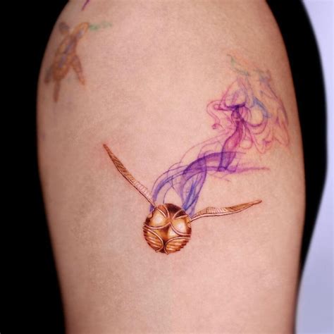 23 Best Golden Snitch Tattoo Ideas With Meaning - 91tattoos