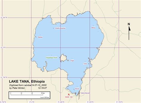 Lake Tana - EVS Precision Marplot Map (1-500,000) | Mr Minton | Flickr