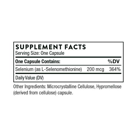 Thorne - Selenium (Selenomethionine) 60 caps