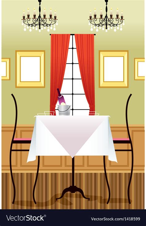 Fancy restaurant background Royalty Free Vector Image