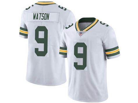 Green Bay Packers #9 Christian Watson White Vapor Limited Jersey - TTE ...