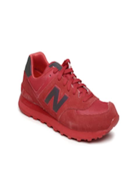 Buy New Balance Women WL574UWC Red Solid Regular Sneakers - Casual ...