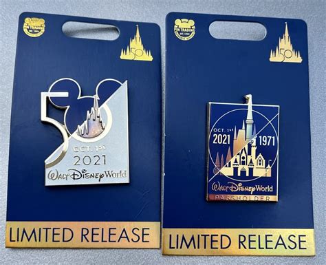 Mickey Mouse Pin – Walt Disney World 50th Anniversary – Limited Release ...