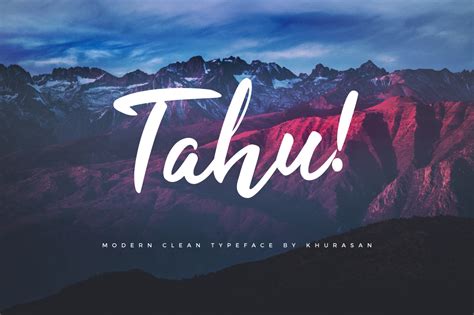 TAHU! - FREE SCRIPT FONT | Behance