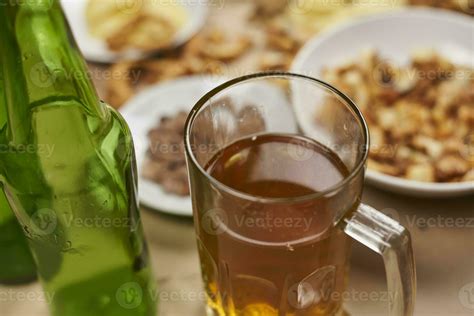 Drinking beer. Table full of beer snacks 31171948 Stock Photo at Vecteezy