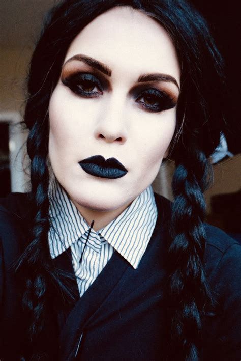 Wednesday Addams | Halloween makeup looks, Makeup, Wednesday addams makeup