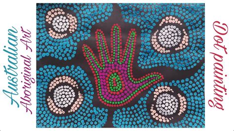 Dot painting for kids | Australian Aboriginal Art easy for kids ...