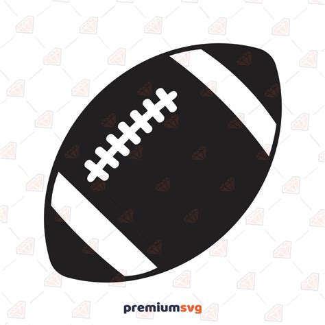 Digital Svg Files~ Football Silhouette Football Cut Files American ...