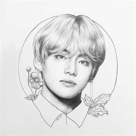 taetae bts v | Bts drawings, Bts fanart, Fan art