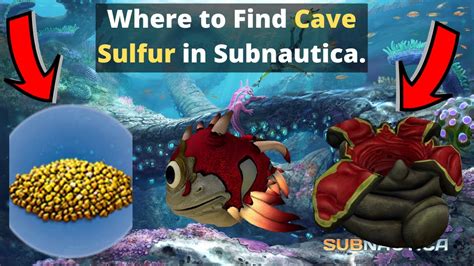 Where to find Cave Sulfur in Subnautica. - YouTube