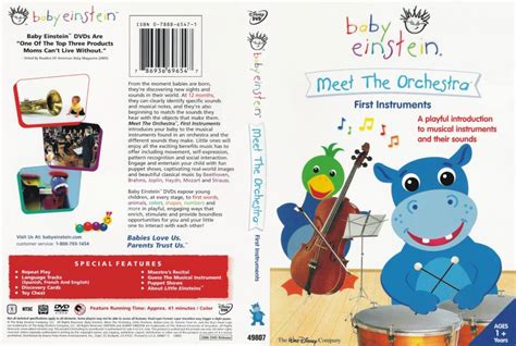 Baby Einstein - Meet The Orchestra - Movie DVD Scanned Covers - Baby ...