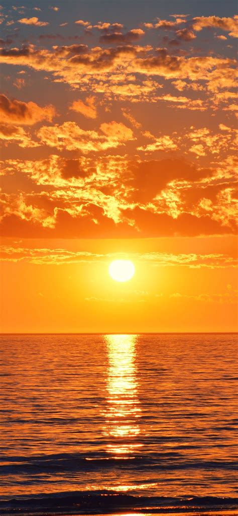 Iphone Sunset Wallpaper Orange (#241493) - HD Wallpaper & Backgrounds ...