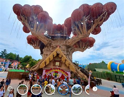 The full map of Gardaland with all attractions with animations ⋆ ...