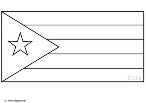 Cuban Flag Coloring Page | Cuba flag, Flag coloring pages, Cuba