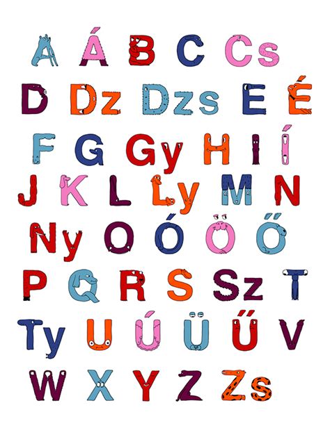 Hungarian alphabet :: Behance