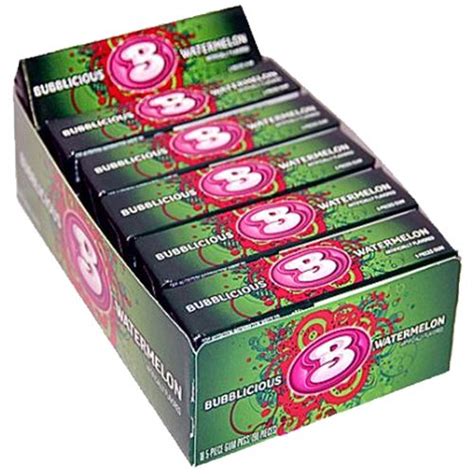 Bubblicious Watermelon Bubble Gum 5-Piece Pack - All City Candy