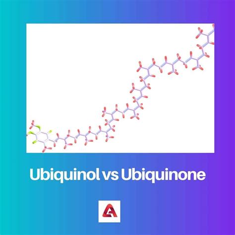 Ubiquinol vs Ubiquinone: Difference and Comparison