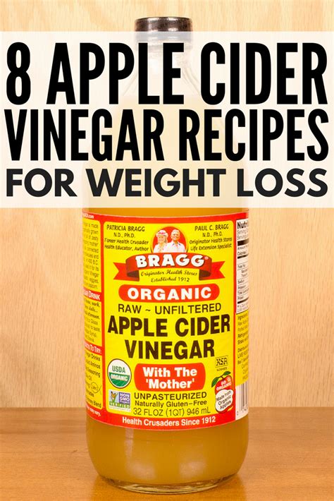 apple cider vinegar recipe for weight loss