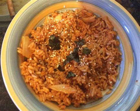 Korean food photo: Kimchi Fried rice on Maangchi.com