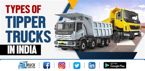 Types Of Tipper Trucks In India With Prices & Specifications