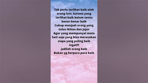 jangan menjadi orang yang pura pura baik // kata kata bijak#shorts# ...