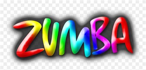 the word zimba in rainbow colors on a transparent background, hd png