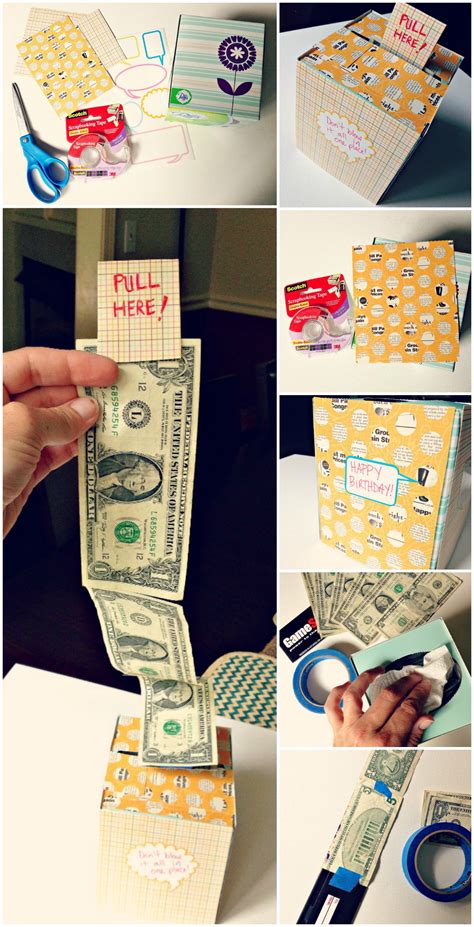 Redefined Mom DIY Creative Way To Give A Cash Gift (Using A Kleenex Box)