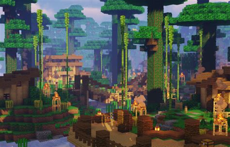 Remote Jungle Village Minecraft Map